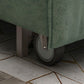 Green Armless Sofa Futon Foldable Pillow Included Futon Sofa Bed