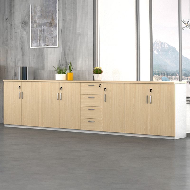 Mobile moderno legno con cassetti di bloccaggio e archiviazione di archiviazione