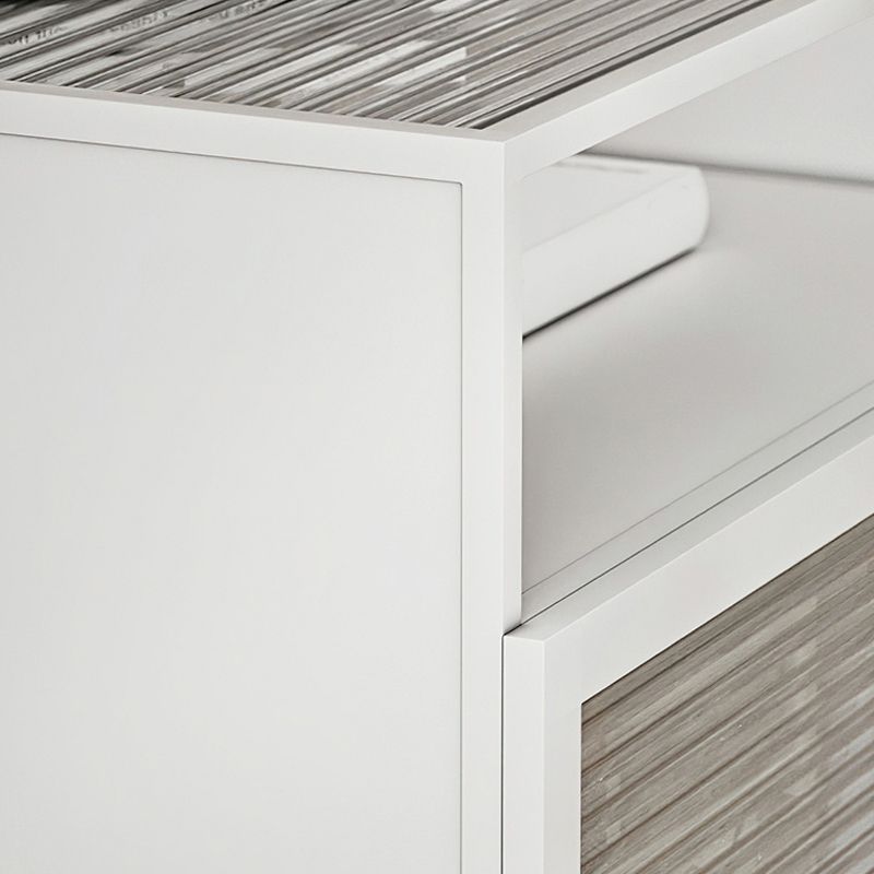 22.83 "de altura de 4 estantes de la cabecera de la cama de 4 estadías Noches con puerta con puerta