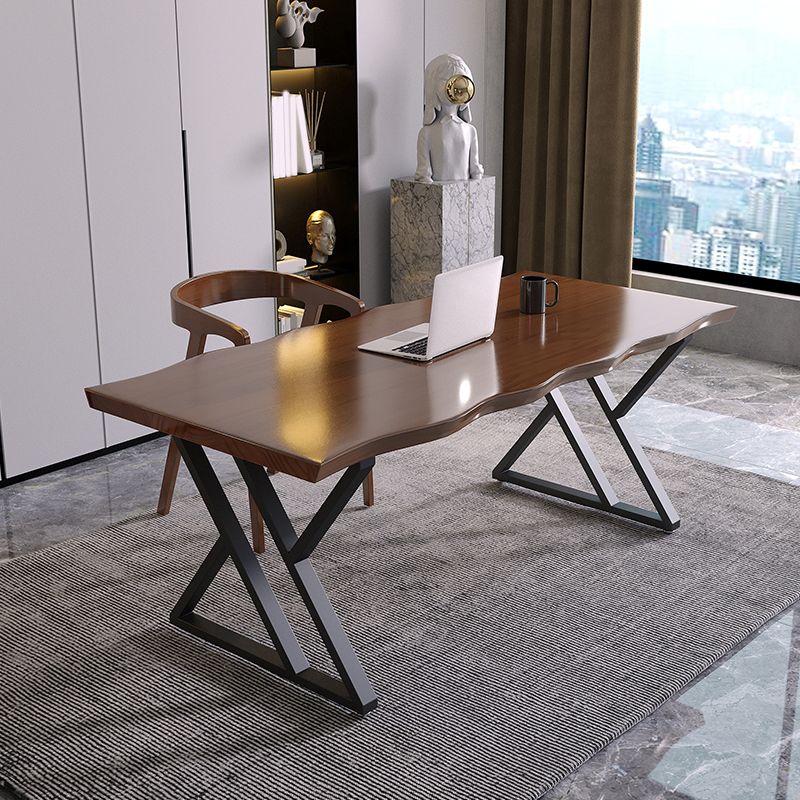 Industrial Dinette Set 1/2 Pieces Solid Wood and Metal Dining Table Set Clearhalo 'Dining Room Sets' 'Dining Tables & Seating' 'dining_room_set' 'furn' 'furn_dining_room_set' 'Furniture' 'Kitchen & Dining Furniture' 1200x1200_41f1042a-b52e-4a72-9020-34126b775f13