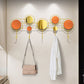 Contemporary Stainless Steel Coat Hanger Wall Mounted Orange Coat Rack Clearhalo 'Entry & Mudroom Furniture' 'furn' 'furn_hall_tree_coat_racks' 'Furniture' 'Hall Trees & Coat Racks' 'hall_tree_coat_racks' 1200x1200_41f10502-387c-4be8-af31-3439f61fa313