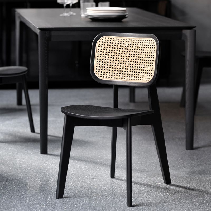 Contemporary Open Back Chair Solid Wood Dining Side Chair for Indoor Clearhalo 'Dining Chairs' 'Dining Tables & Seating' 'dining_chair' 'furn' 'furn_dining_chair' 'Furniture' 'furniture_dining_chair' 'Kitchen & Dining Furniture' 1200x1200_41f2557d-c0a0-4d01-b931-f0049e99e0cd
