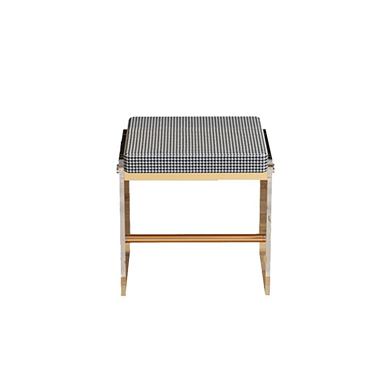 2 Drawers Clear Acrylic Makeup Table Contemporary 17.72" D Vanity Set with Stool & Mirror Clearhalo 'Bedroom Furniture' 'furn' 'furn_makeup_vanities' 'Furniture' 'Makeup Vanities' 'makeup_vanities' 1200x1200_41f847b7-d9c5-4f61-98c2-bb477a714657