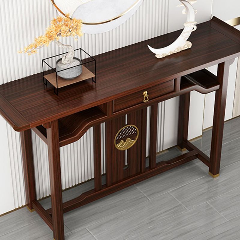Tavolo della console contemporanea a forma di rettangolo tavolo da divano console marrone per hall