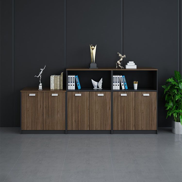 Archivo de madera de archivos laterales de estilo nórdico para la oficina en casa