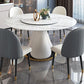 Metal Glam Style Round Dining Table Sintered Stone Top Table for Dining Room Clearhalo 'Dining Tables & Seating' 'Dining Tables' 'dining_table' 'furn' 'furn_dining_table' 'Furniture' 'furniture_dining_table' 'Kitchen & Dining Furniture' 'kitchen' 'kitchen_dining_table' 1200x1200_41fc7925-6062-4bd5-837b-90b5502eb52b