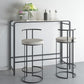 Modern Bar Dining Table Rectangle Indoor Bar Stool Table with Footrest Clearhalo 'Bar Furniture' 'Bar Tables' 'bar_tables' 'furn' 'furn_bar_tables' 'Furniture' 'Kitchen & Dining Furniture' 1200x1200_41ff0d2a-048a-4e2e-a235-f2fab30a2c46