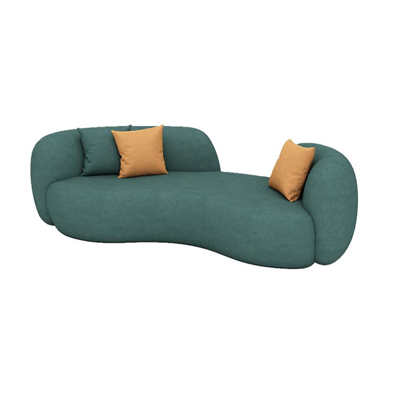 Green Sofa Stationary Water Resistant Seating for Living Room