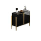 Glam Sideboard Stone Top con sideboard della porta per soggiorno