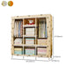 Modern Wardrobe with Clothes Rail Matte Finish Cabinet with Wood Frame