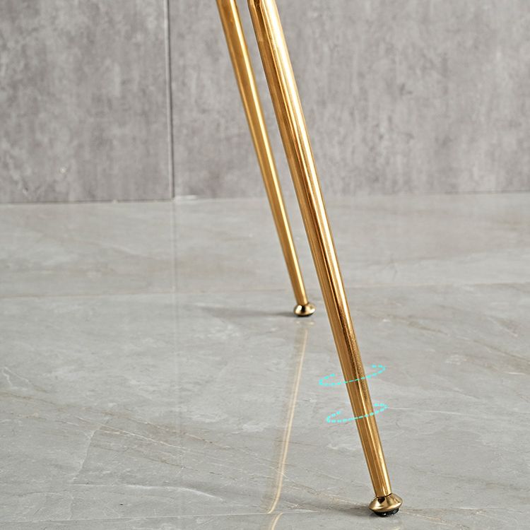 Glam -stijl eetkamerstoel gestoffeerde eetkamerstoel voor binnen