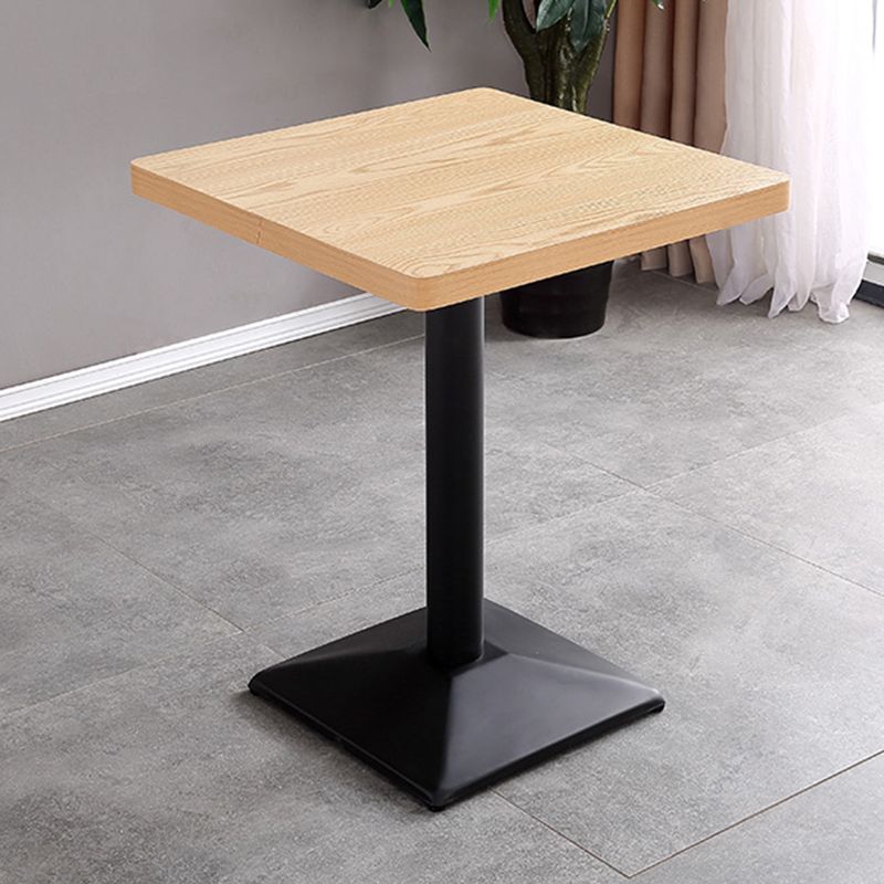 Metal Contemporary Dining Table Wood Top Table for Dining Room Clearhalo ' dining_table' 'Dining Tables & Seating' 'Dining Tables' 'furn' 'furn_dining_table' 'Furniture' 'furniture_dining_table' 'Kitchen & Dining Furniture' 'kitchen&dining_furn' 'kitchen' 'kitchen_dining_table' 1200x1200_4205d9ad-8dd9-47de-99e3-5d6829696c91