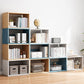 Contemporary Bookshelf Wood Closed Back Shelf Bookcase for Study Room