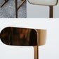 Glam Faux Leather Bar Stool Low Back Counter Bar Stool for Home