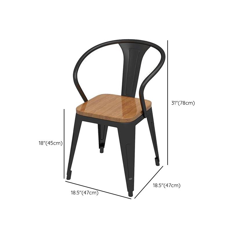 Industrielle 1/2/5 Stück Ess -Set Rechteck Kiefer Holz Esstisch für Café