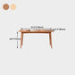 Solid Wood Modern Table for Restaurant Rectangle Dining Table with 4 Legs Clearhalo ' dining_table' 'Dining Tables & Seating' 'Dining Tables' 'furn' 'furn_dining_table' 'Furniture' 'furniture_dining_table' 'Kitchen & Dining Furniture' 'kitchen&dining_furn' 'kitchen' 'kitchen_dining_table' 1200x1200_420e40d5-a9f4-44c2-a370-4b4027760fec