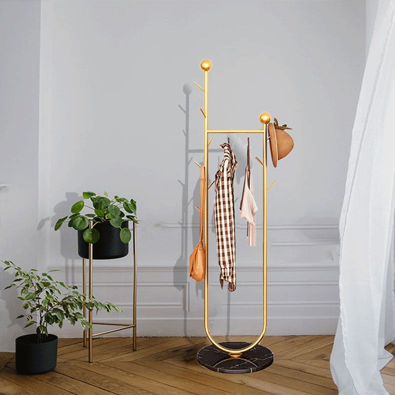 68.9-inch Tall Entryway Kit Contemporary Metal Entry Hall Tree Clearhalo 'Entry & Mudroom Furniture' 'furn' 'furn_hall_tree_coat_racks' 'Furniture' 'Hall Trees & Coat Racks' 'hall_tree_coat_racks' 1200x1200_420ef59a-0dc2-430b-a445-167b3de90f11