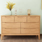 American Traditional Storage Chest Solid Wood Dresser with 5/6/7 Drawers