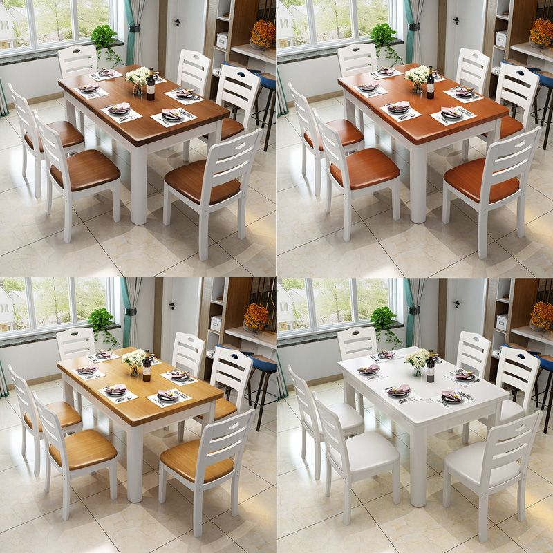 Contemporary Wood Side Chair Armless Ladder Back Dining Chair for Home Use Clearhalo ' kitchen&dining_furn' 'Dining Chairs' 'Dining Tables & Seating' 'dining_chair' 'furn' 'furn_dining_chair' 'Furniture' 'furniture_dining_chair' 'Kitchen & Dining Furniture' 'kitchen' 1200x1200_42104ebb-51b5-4b5a-b249-67839b1499e7