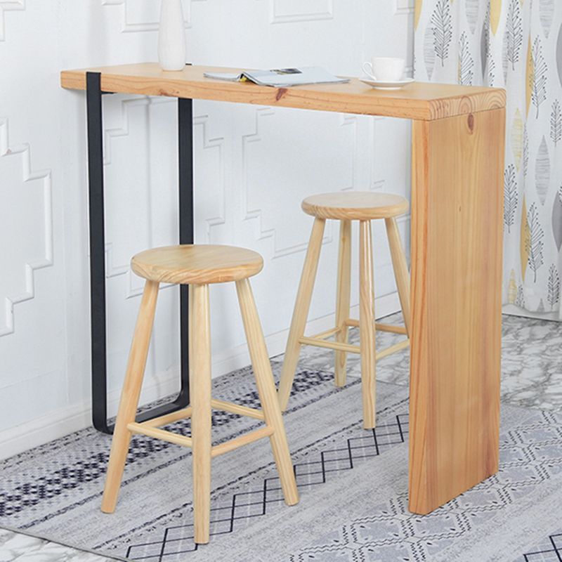 Industrial Solid Wood Bar Stool Backless Counter Stool for Bristol Clearhalo 'Bar Furniture' 'Bar Stools' 'bar_stools' 'furn' 'furn_bar_stools' 'Furniture' 'Kitchen & Dining Furniture' 1200x1200_4210bb46-42b9-462d-8625-9c7855f903df
