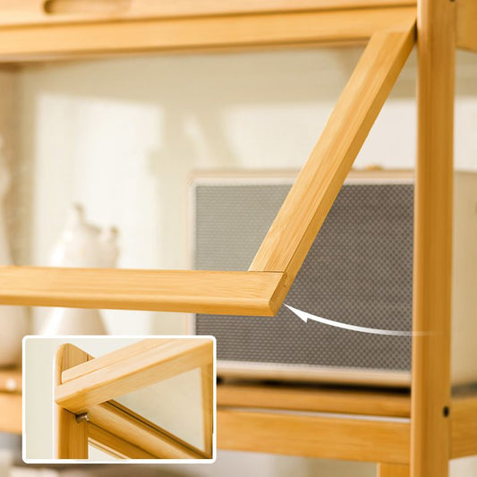 27.6" W Rectangle Accent Cabinet, Contemporary Chest in Natural/Gray Clearhalo 'Cabinets & Chests' 'cabinets_chests' 'furn' 'furn_cabinets_chests' 'Furniture' 'Living Room Furniture' 1200x1200_4213d1bd-79f2-46ef-b46c-41ab7d977741