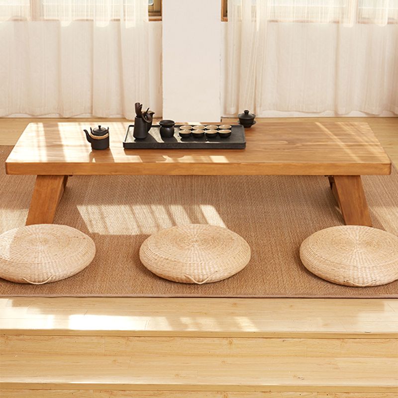 4 Legs Coffee Table Contemporary Rectangle Solid Wood Coffee Cocktail Table Clearhalo 'Coffee & Accent Tables' 'Coffee Tables' 'coffee_tables' 'furn' 'furn_coffee_tables' 'Furniture' 'Living Room Furniture' 1200x1200_42141953-8bde-44a2-9e62-ff1578409926