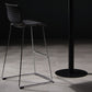 Contemporary Bar-stool Plastic Counter Bar Stool for Kitchen with Metal Legs
