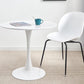 Modern Manufactured Wood Tulip Table Matte Finish Round Dining Table Clearhalo 'Dining Tables & Seating' 'Dining Tables' 'dining_table' 'furn' 'furn_dining_table' 'Furniture' 'furniture_dining_table' 'Kitchen & Dining Furniture' 'kitchen' 'kitchen_dining_table' 1200x1200_42169c1f-395a-4aca-a6e4-148733e2bf4d
