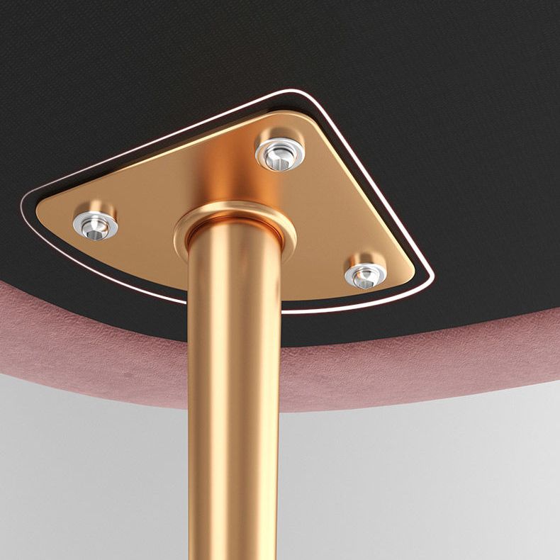 Glam Dining Room Chair 21'' Wide Solid Back Chair with 4 Metal Legs for Home Clearhalo ' kitchen&dining_furn' 'Dining Chairs' 'Dining Tables & Seating' 'dining_chair' 'furn' 'furn_dining_chair' 'Furniture' 'furniture_dining_chair' 'Kitchen & Dining Furniture' 'kitchen' 1200x1200_4216ab87-7597-4360-a924-3199eb70c8e1