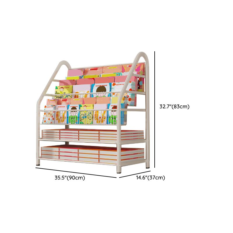 Metal Closed Back Bookshelf Standard Regale enthalten Bücherregal für den Untersuchungsraum