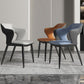 Metal Indoor Upholstered Chair with Arms Metallic Finish Open Back Side Chair