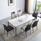Rectangle Industrial Dining Table Sintered Stone Fixed Table with 4 Legs Clearhalo ' dining_table' 'Dining Tables & Seating' 'Dining Tables' 'furn' 'furn_dining_table' 'Furniture' 'furniture_dining_table' 'Kitchen & Dining Furniture' 'kitchen&dining_furn' 'kitchen' 'kitchen_dining_table' 1200x1200_421796f6-203a-40b1-9d45-e97b063f9434