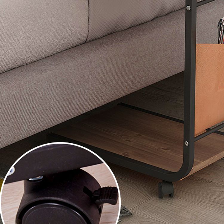 25,59 "hoher moderner Nachttisch Open Storage Holz Nachttschrank