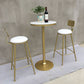 Modern Round Pub Table Set 1/2/3 Pieces Bar Table with Metal Stools Clearhalo 'Bar Furniture' 'furn' 'furn_home_bar_bar_sets' 'Furniture' 'Home Bars & Bar Sets' 'home_bar_bar_sets' 'Kitchen & Dining Furniture' 1200x1200_421aa4a3-7fb1-4f6b-9157-53b0e285077c