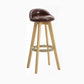 Contemporary Style Low Back Bar-stool Wooden Bar Stool for Restaurant Clearhalo 'Bar Furniture' 'Bar Stools' 'bar_stools' 'furn' 'furn_bar_stools' 'Furniture' 'furniture_bar_stools' 'Kitchen & Dining Furniture' 1200x1200_421bfe09-6b2c-4676-9416-821dea3ec2a2