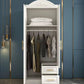 French Country Wardrobe Armoire White Wooden Wardrobe Cabinet Clearhalo 'Armoires & Wardrobes' 'armoires_wardrobes' 'Bedroom Furniture' 'furn' 'furn_armoires_wardrobes' 'Furniture' 1200x1200_421c3c1f-802a-457e-a0fa-1b1f3bed01ba