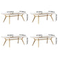 Sintered Stone Top Dining Table Rectangle Table with Metal Gold Base and 4 Legs Clearhalo ' dining_table' 'Dining Tables & Seating' 'Dining Tables' 'furn' 'furn_dining_table' 'Furniture' 'furniture_dining_table' 'Kitchen & Dining Furniture' 'kitchen&dining_furn' 'kitchen' 'kitchen_dining_table' 1200x1200_421c9202-83df-41ba-b7c5-b4e434bdeb33