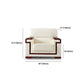 Blanc Contemporain Sectional Square Bras standard canapé standard pour le salon, appartement