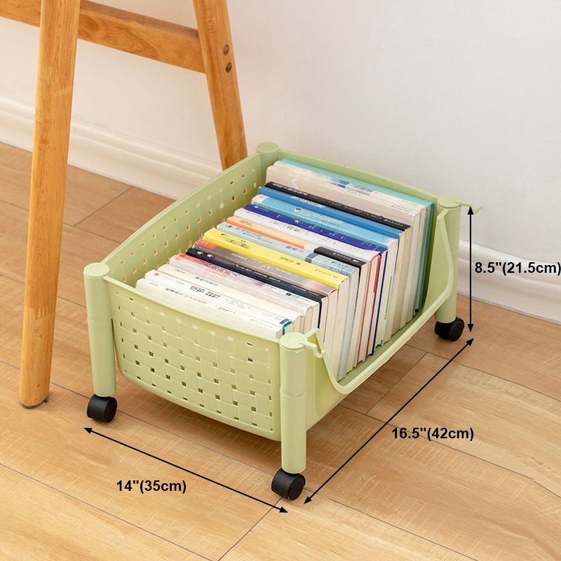 14" Wide Bookshelf Contemporary Style Bookcase with Casters for Home Office Clearhalo 'Bookcases' 'furn' 'furn_bookcases' 'Furniture' 'furniture_bookcases' 'kitchen' 'kitchen_bookcases' 'Living Room Furniture' 'Office Furniture' 1200x1200_4220f1d7-27ad-4a3f-91fa-7fb7caf0953a