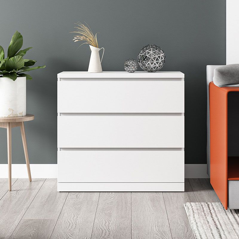 Cómoda de almacenamiento contemporánea Cómoda de madera de ingeniería para dormitorio con cajones