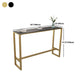 Indoor Stone and Steel Bar/Dinette Table Rectangle Industrial Trestle Bistro Bar Desk Clearhalo 'Bar Furniture' 'Bar Tables' 'bar_tables' 'furn' 'furn_bar_tables' 'Furniture' 'Kitchen & Dining Furniture' 1200x1200_4222ab27-f584-4beb-9fb9-10ad25116d47