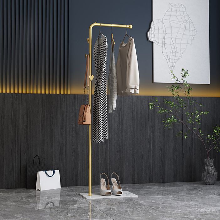 Zeitgenössischer Beatmetal -Rack Metall umgerahmt mit 3 Haken Eingangshalle Baumbaum