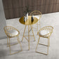 Glam 1/2/3/4 stukken Round Bar Table Set vaste tabel Teller ingesteld voor eetkamer