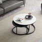 Minimalism Frame Cocktail Table Slate Top Coffee or End Table with Storage Drawers Clearhalo 'Coffee & Accent Tables' 'Coffee Tables' 'coffee_tables' 'furn' 'furn_coffee_tables' 'Furniture' 'Living Room Furniture' 1200x1200_42241848-88af-494b-b802-b54113b08d90