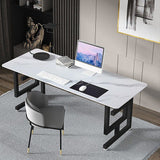 Rectangular Home Office Writing Desk Industrial Style Sled Office Desk Clearhalo 'furn' 'furn_office_desk' 'Furniture' 'furniture_office_desk' 'Office Desks' 'Office Furniture' 'office_desk' 1200x1200_422521dc-5baf-4c2c-940b-a02bdb2865de