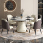 Sintered Stone Top Extendable Table Modern Round Table with Pedestal Base Clearhalo ' dining_table' 'Dining Tables & Seating' 'Dining Tables' 'furn' 'furn_dining_table' 'Furniture' 'furniture_dining_table' 'Kitchen & Dining Furniture' 'kitchen&dining_furn' 'kitchen' 'kitchen_dining_table' 1200x1200_42255e71-6b8f-4a17-bf0b-82eaef678cb1