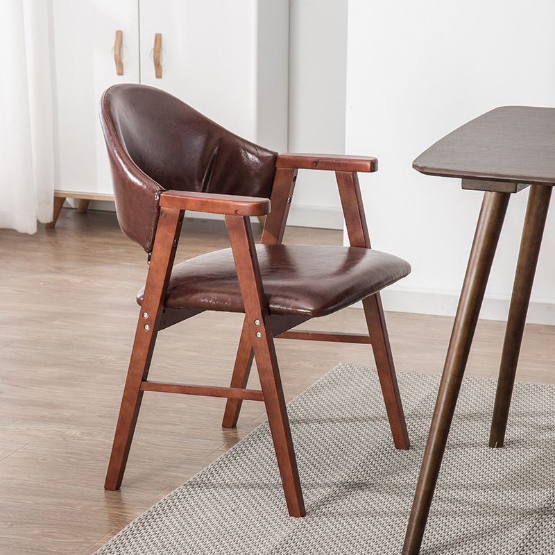 Wood Modern Style Indoor Chair of 20'' Wide Open Back Dining Side Chairs Clearhalo ' kitchen&dining_furn' 'Dining Chairs' 'Dining Tables & Seating' 'dining_chair' 'furn' 'furn_dining_chair' 'Furniture' 'furniture_dining_chair' 'Kitchen & Dining Furniture' 'kitchen' 1200x1200_4227fded-78d3-49b9-9cbe-34115bf71b5d