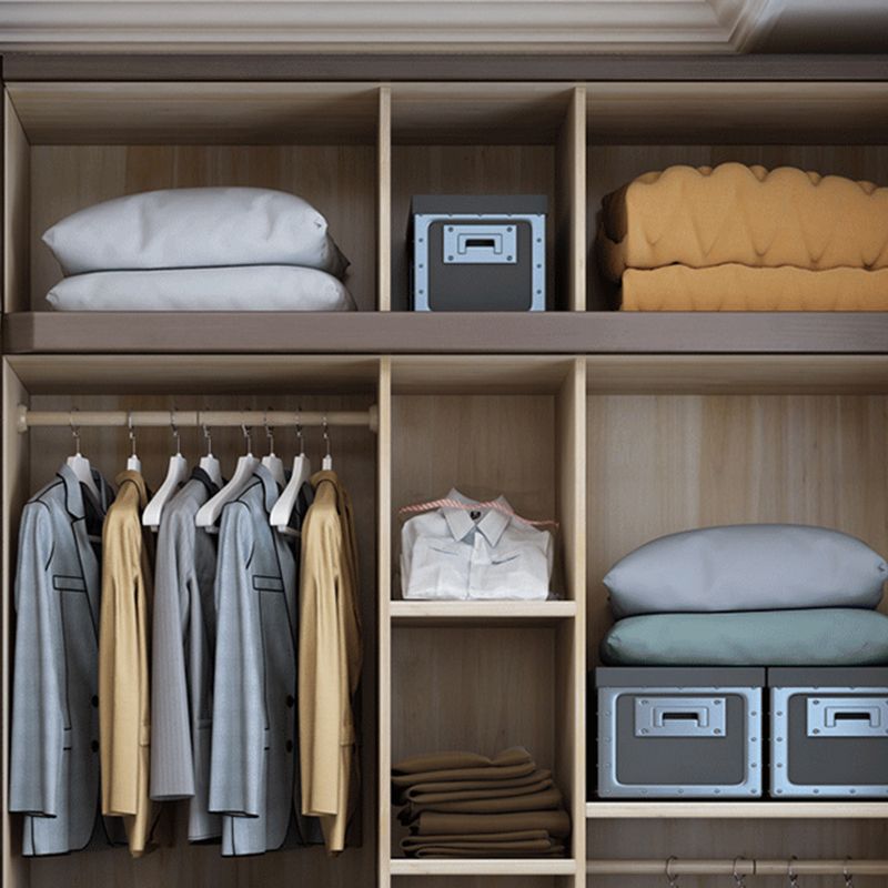 Armadio tradizionale armadio del guardaroba in stile marrone armadio.