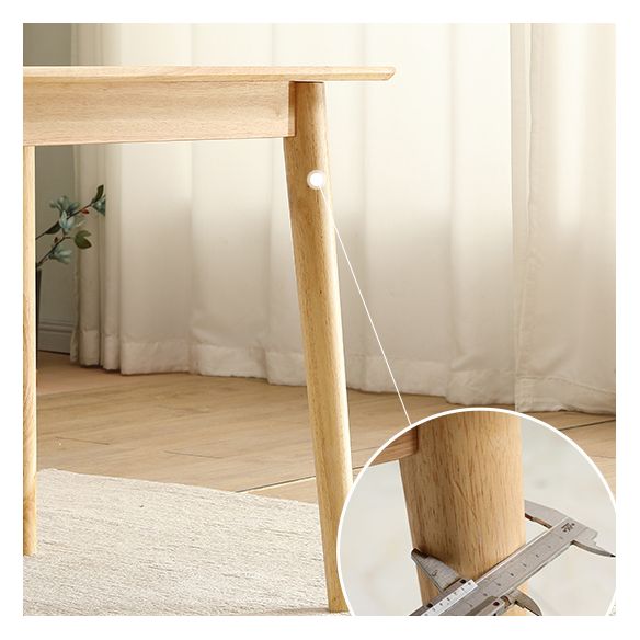 Minimalist Style Solid Wood Dining Table Set of Rectangle Shape Formal Dinette Set Clearhalo 'Dining Room Sets' 'Dining Tables & Seating' 'dining_room_set' 'furn' 'furn_dining_room_set' 'Furniture' 'furniture_dining_room_set' 'Kitchen & Dining Furniture' 'kitchen&dining_furn' 'kitchen' 1200x1200_422fcfad-a961-4dc2-bf7f-e6acee457d29