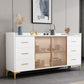 Galm ingegnerizzato in legno sideboard credenza regolabile scaffalatura con cassetto per soggiorno